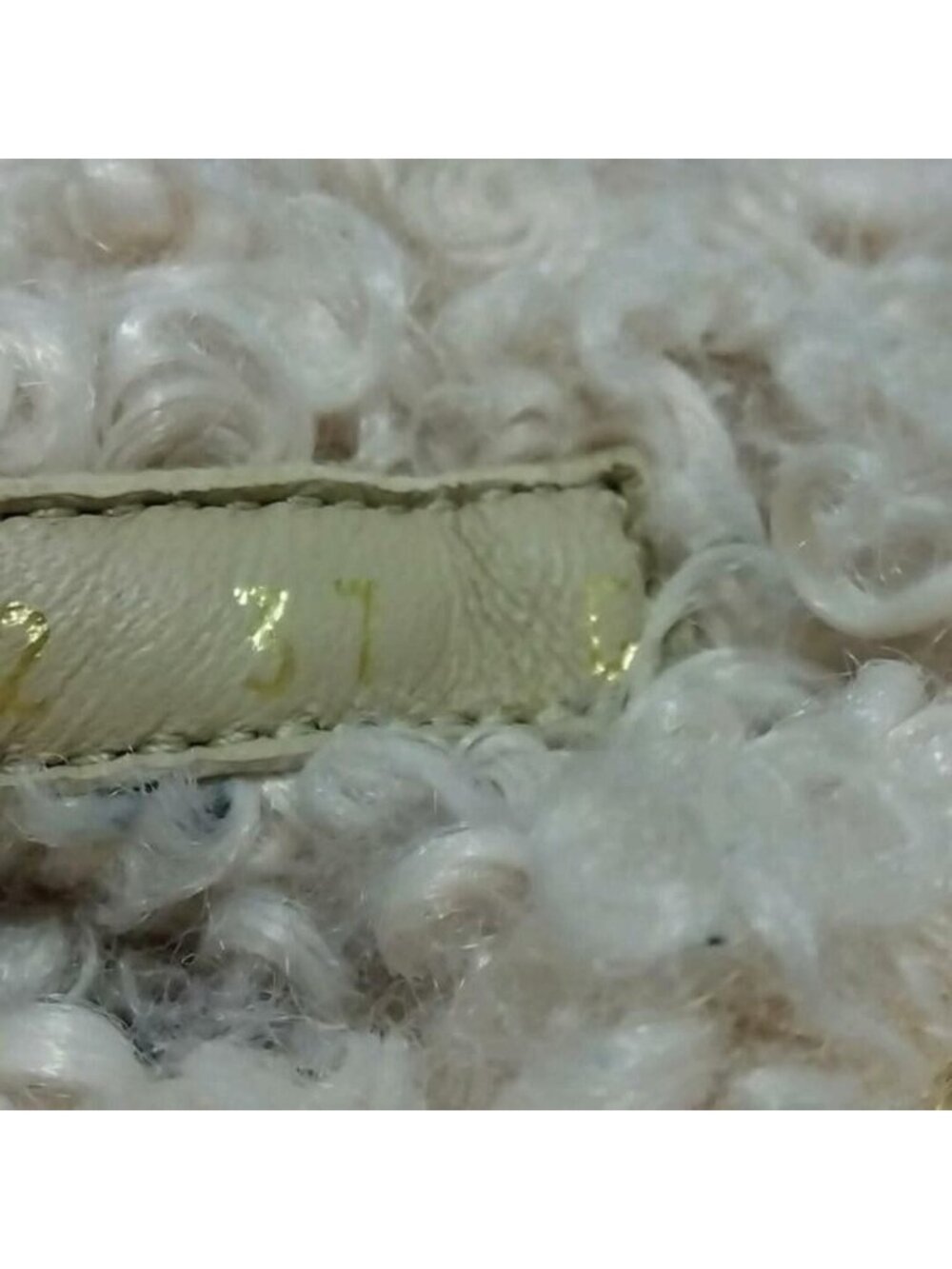 Chanel Quilted Leather Fur Boots Shoes White Gold CC Logo 37 - Picture 6 of 6